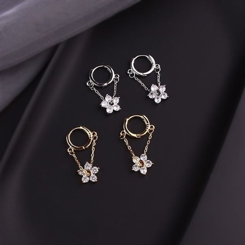 山本 イヤーカフ ゴールド 金具 押し花 立体乾燥花 山本様専用 イヤーカフ ゴールド 金具 押し花 立体乾燥花