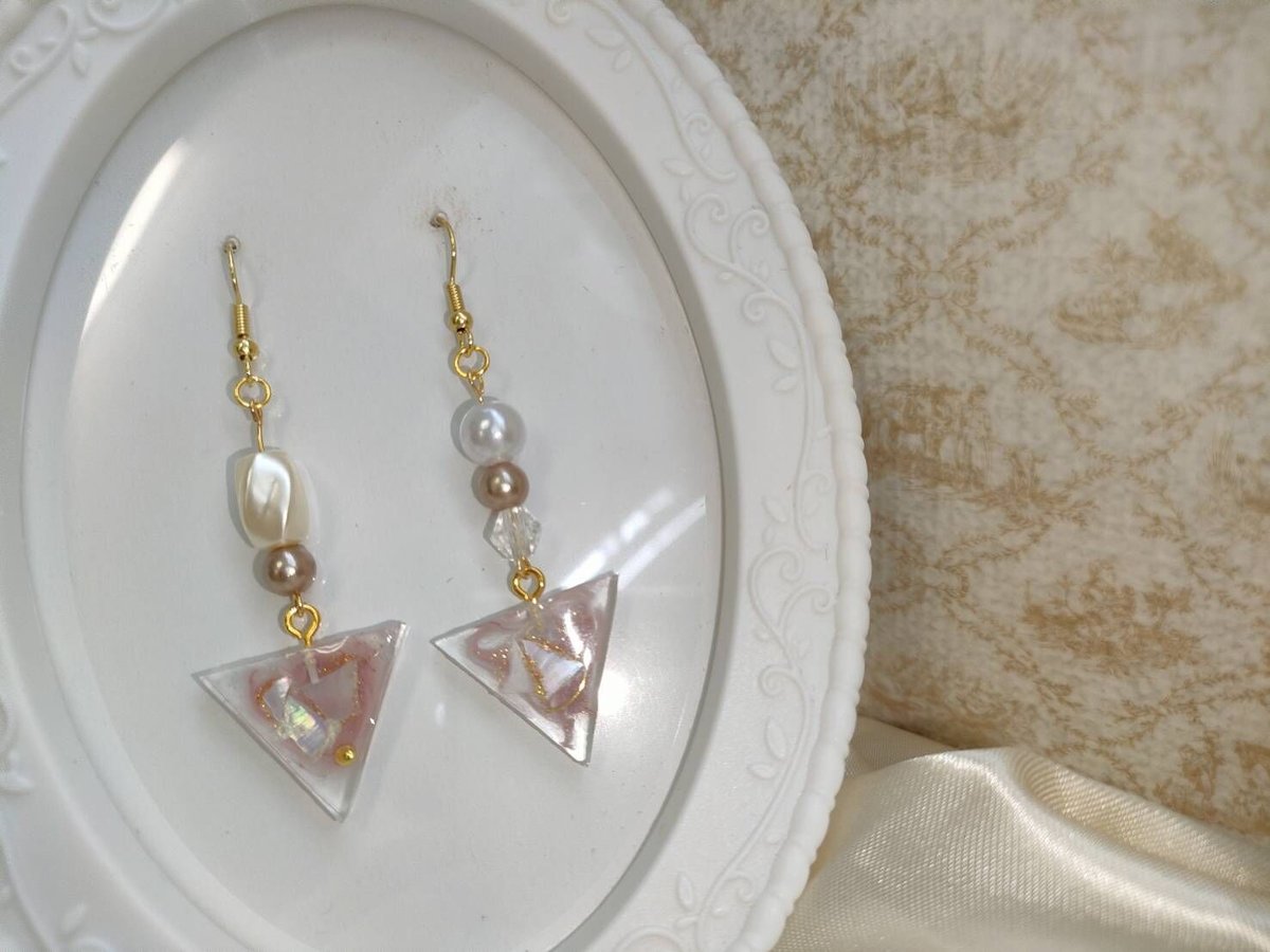 no.021 ハンドメイド レジン ピアス イヤリング no.021 ハンドメイド