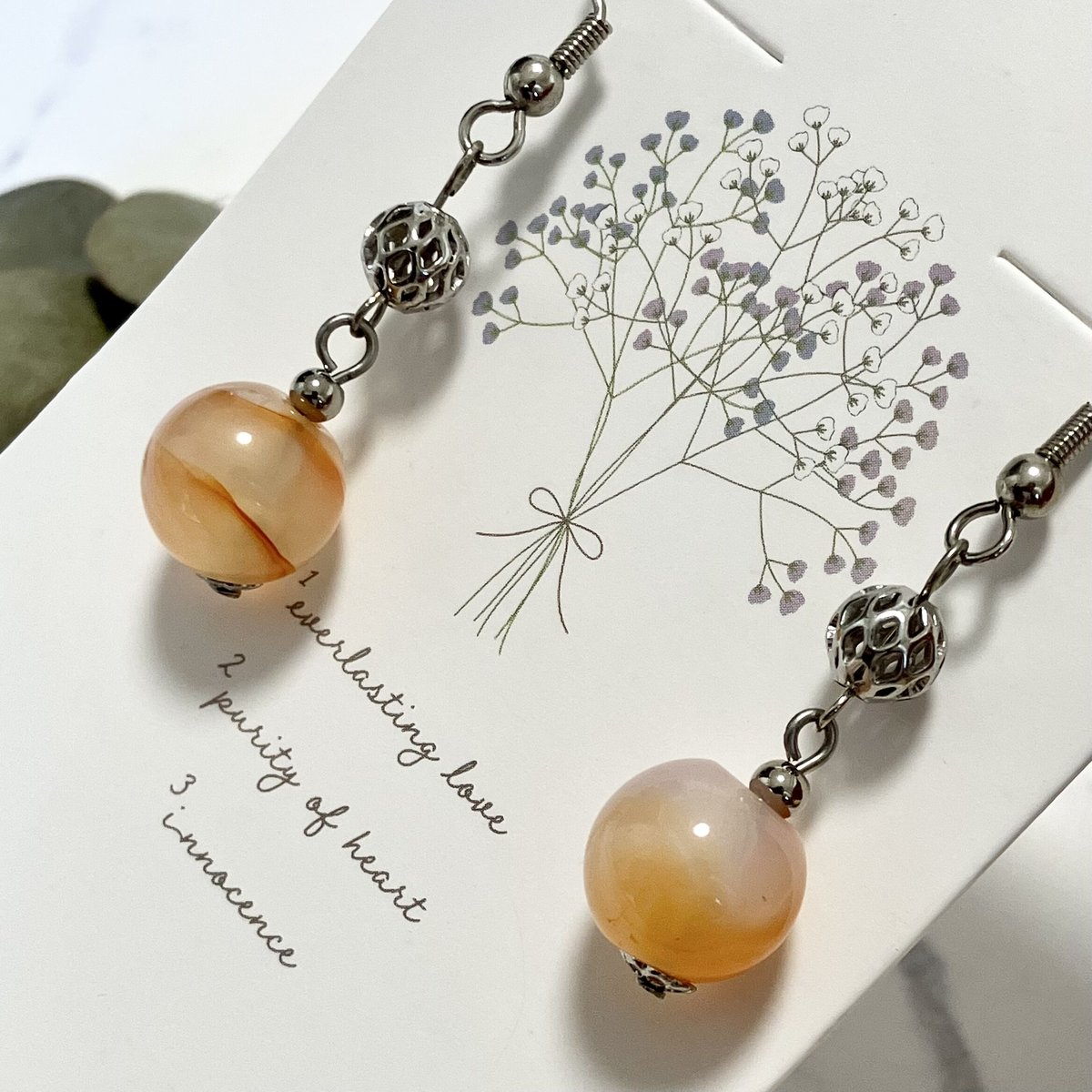 STUDIO TENTEN シルバー825リング オニキス 天然石 ピアス付き STUDIO TENTEN シルバー825リング オニキス 天然石