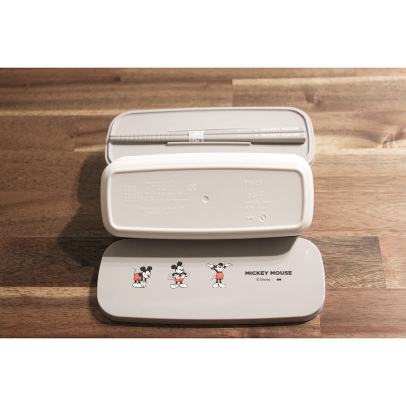 ミッキー ランチボックス 2段ランチボックス(箸付き) ミッキー Warm-up