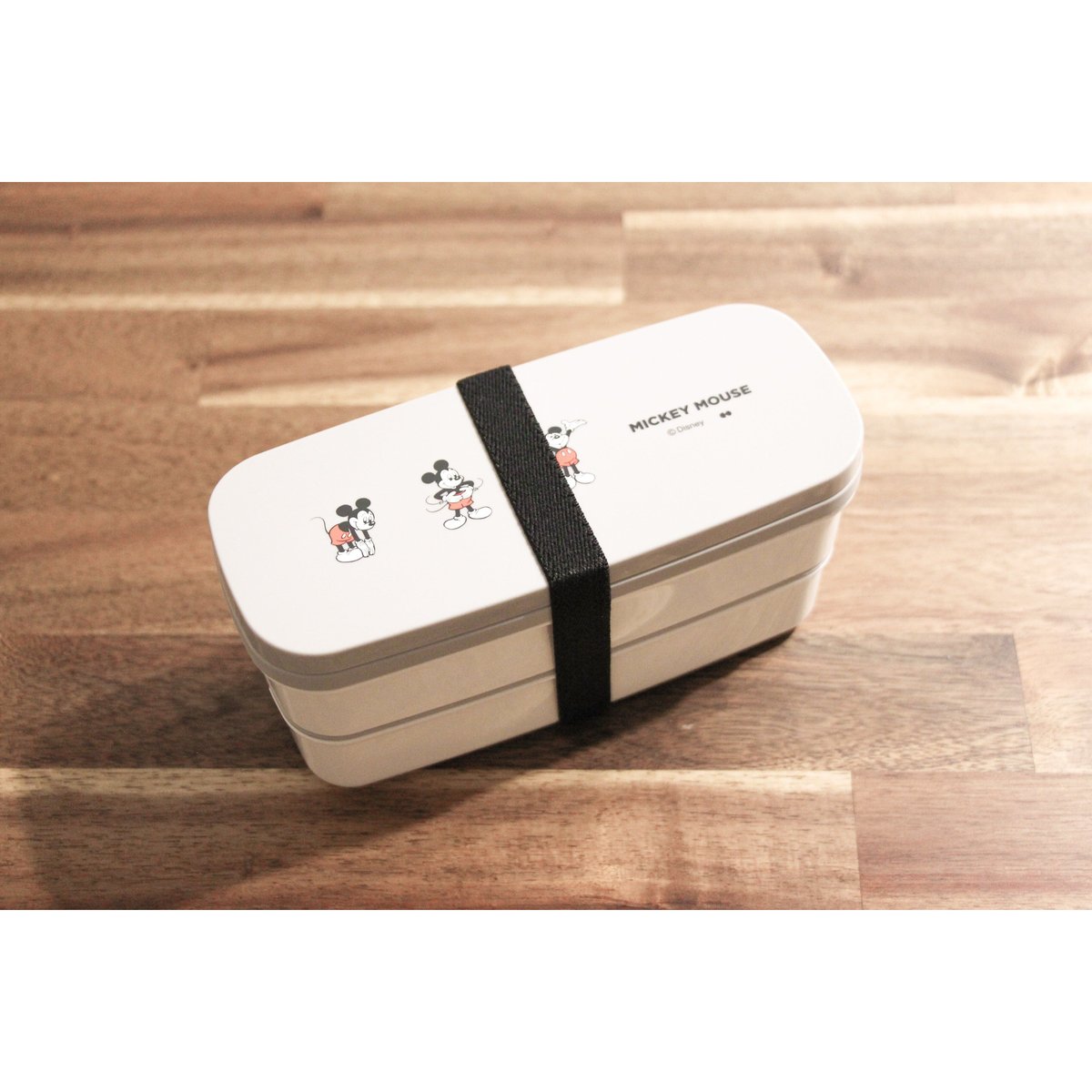 2段ランチボックス(箸付き) ミッキー Warm-up | people like store