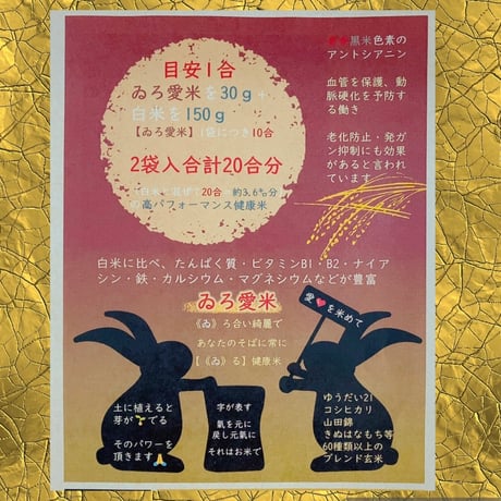 【ゐろ愛米】(いろあいまい)❤🌾2個入  (ラッピング可)