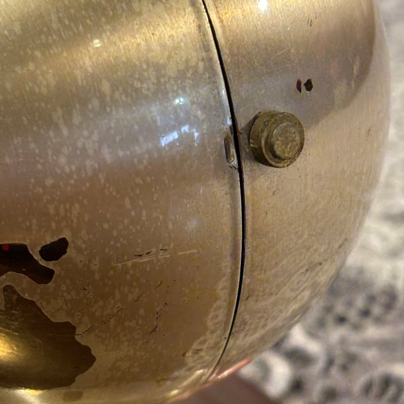 ジャンク] WINDMILL ウインドミル 地球儀型置時計 時計 アンティーク