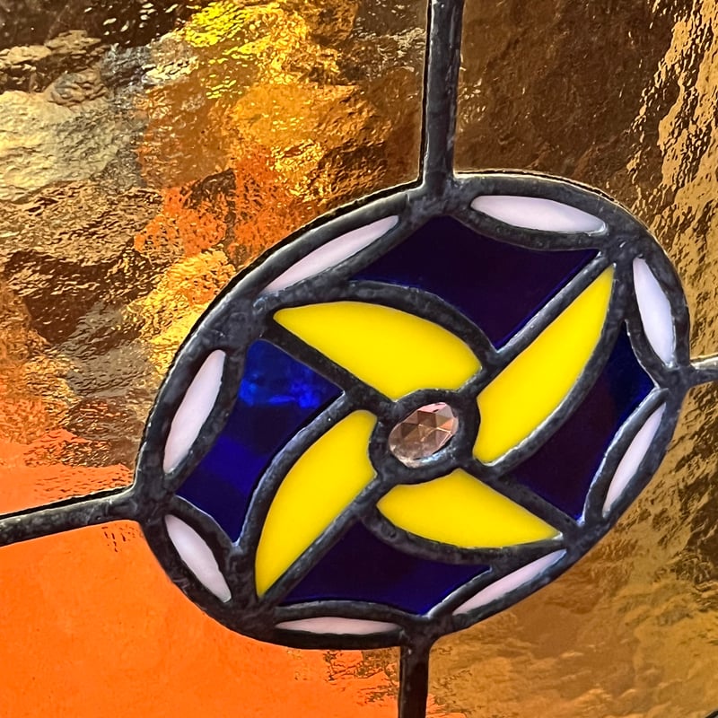 引き取り限定 ステンドグラス パネル 建具 窓 店舗 インテリア アンティーク 楽天市場】訳あり ステンドグラス パネル 住宅用 ダイヤと楕円