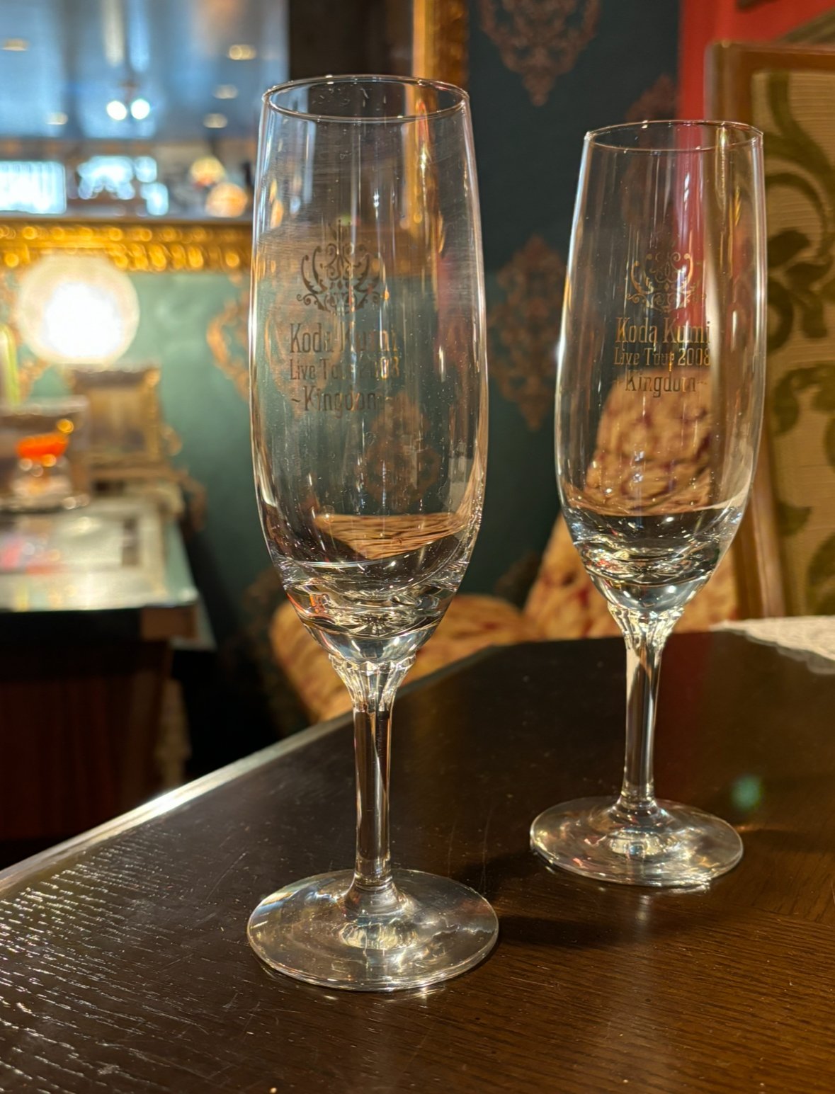 値引！倖田來未◆シャンパングラス 倖田來未 Kingdom Live Tour 2008 シャンパングラス