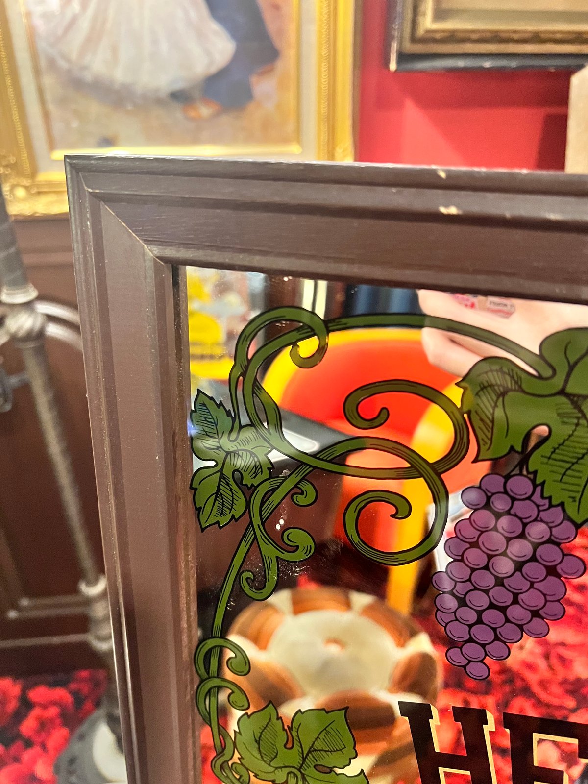 Hennessy VSOP (ヘネシー)ヴィンテージパブミラー | アンティーク家具