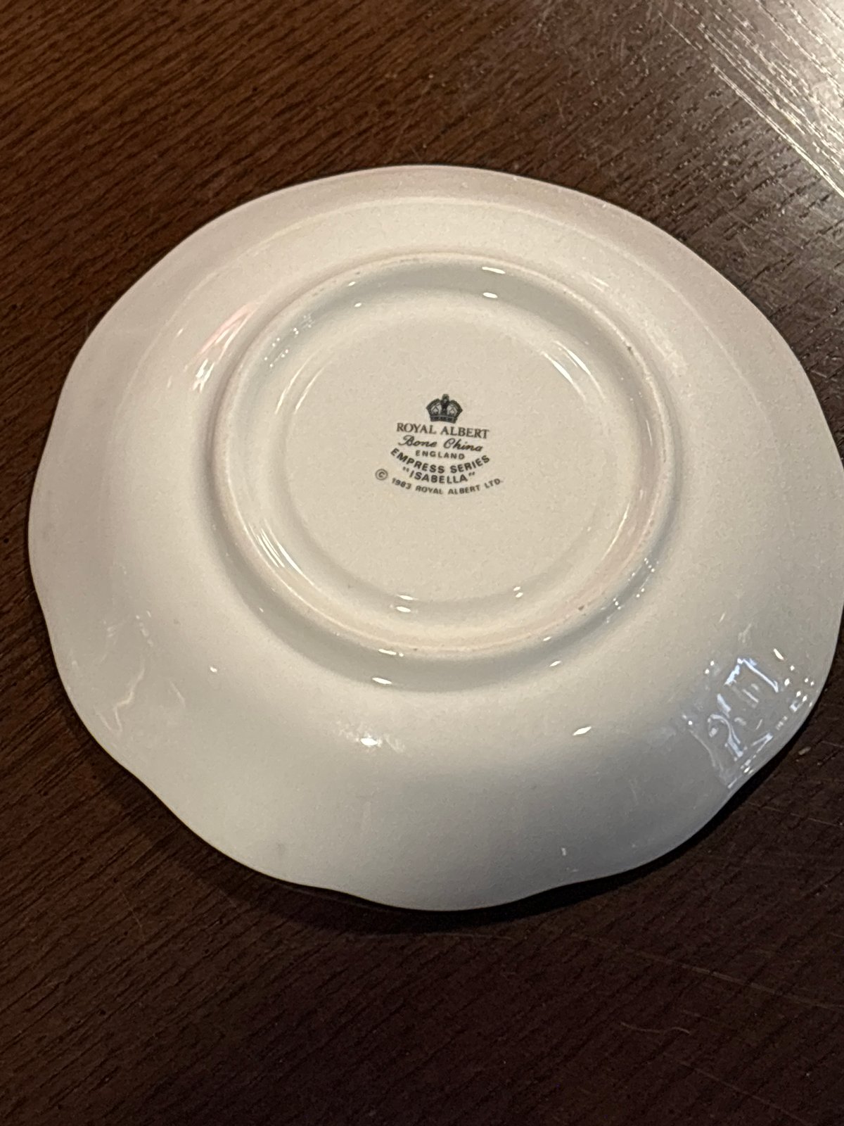 ロイヤルアルバート Royal Albert 1983年 エンプレスシリーズ イザベラ