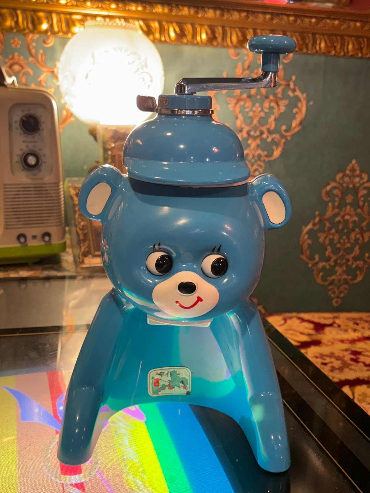 昭和レトロ きょろちゃん かき氷 ブルー 箱付き | アンティーク家具と