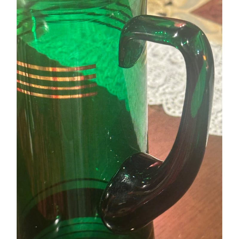 ボヘミアングラス 水差し&グラスセット | アンティーク家具と喫茶