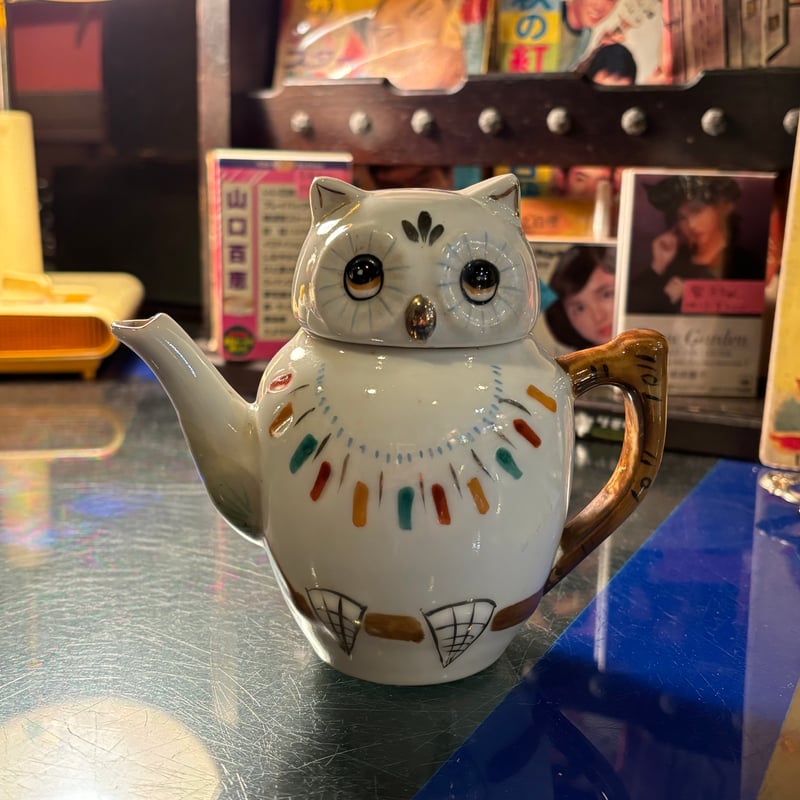 フクロウ ティーポット | アンティーク家具と喫茶キャバレーのネット 