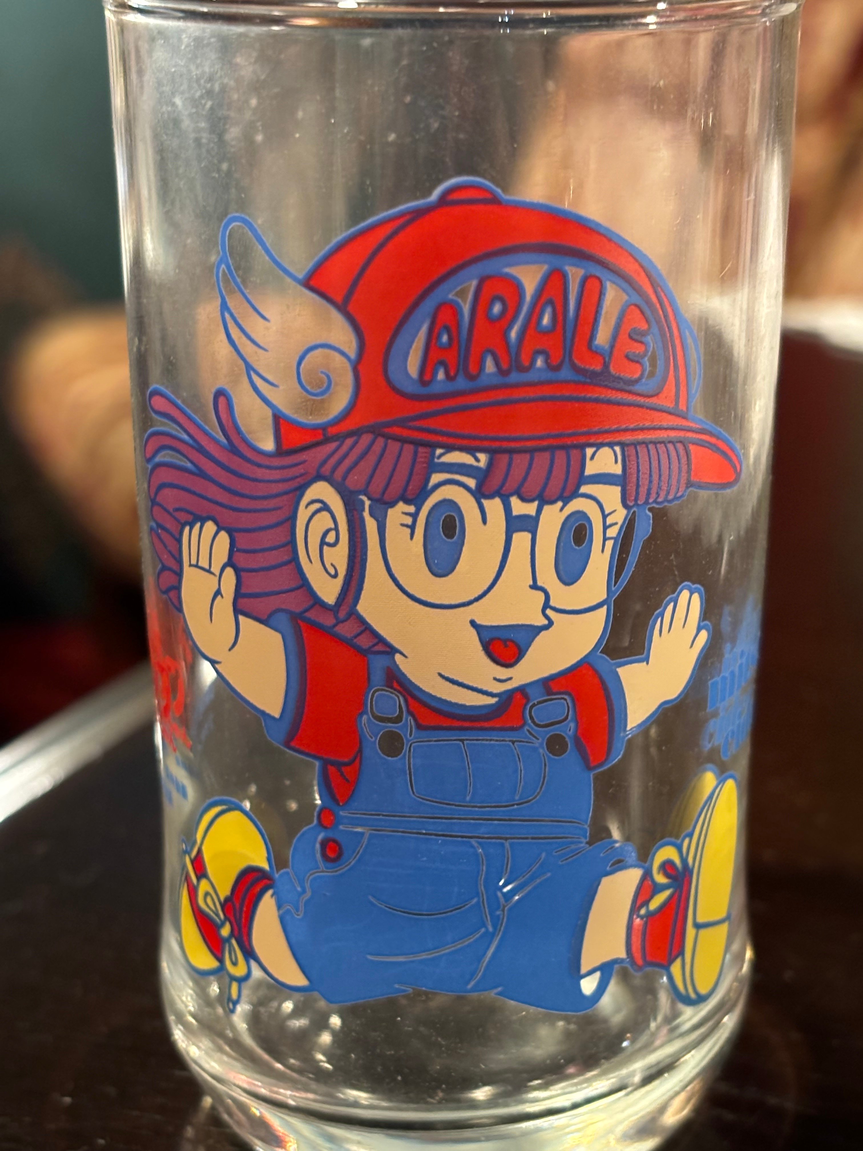 Dr.スランプ アラレちゃん×三ツ矢サイダー グラスペアセット