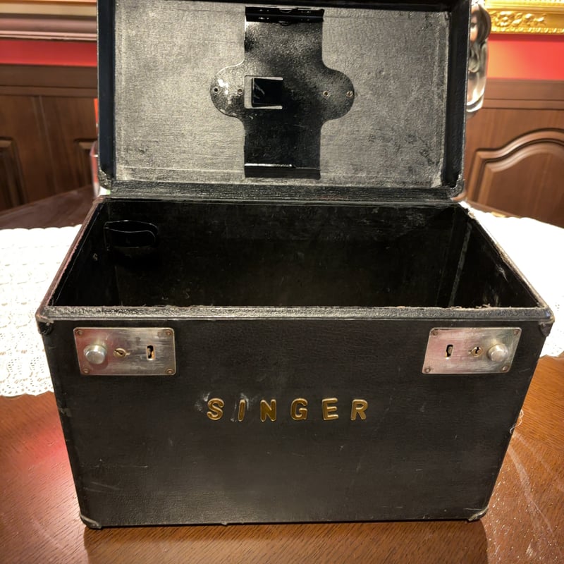 SINGER アンティークミシン フェザーウェイト221 ※参照 動作不明