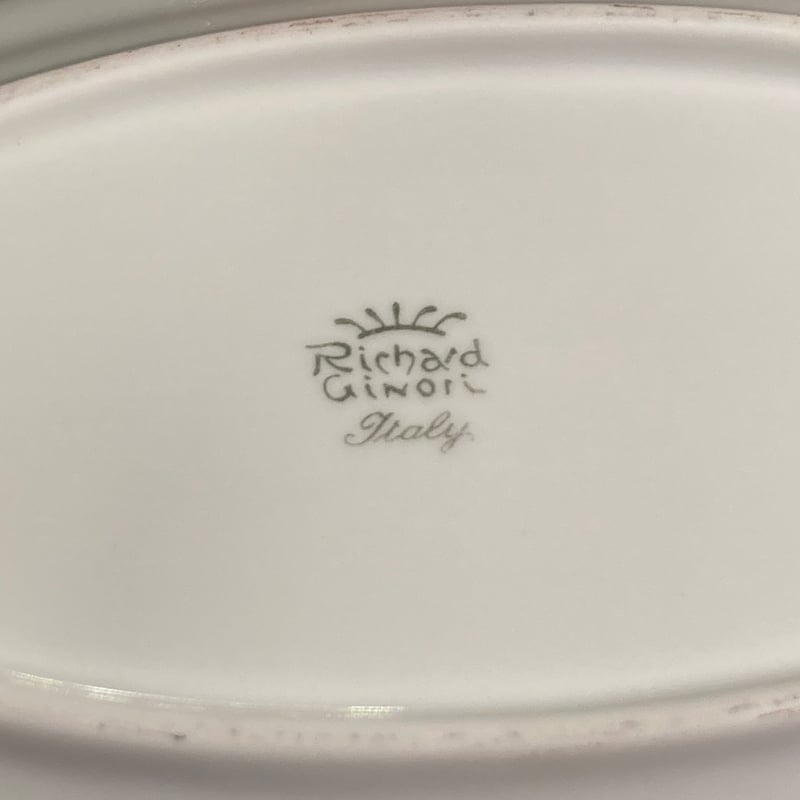 リチャード ジノリ皿 | アンティーク家具と喫茶キャバレーのネットショップ
