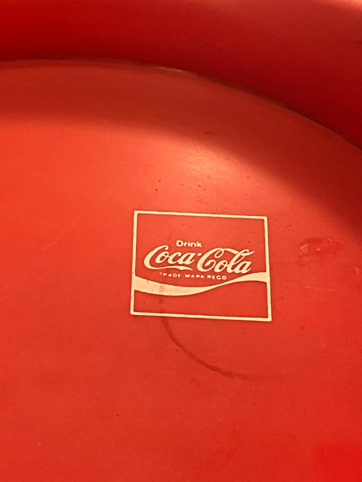 コカコーラのレトロでポップなトレイ | アンティーク家具と喫茶