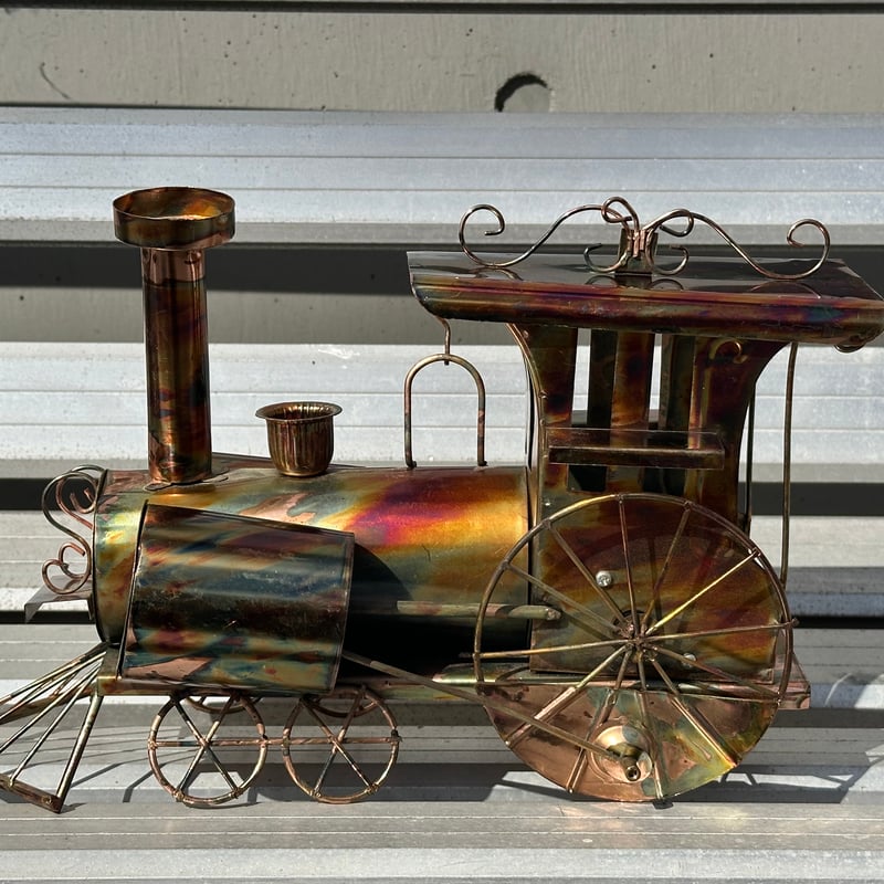 ブリキ 機関車 オルゴール | アンティーク家具と喫茶キャバレーの