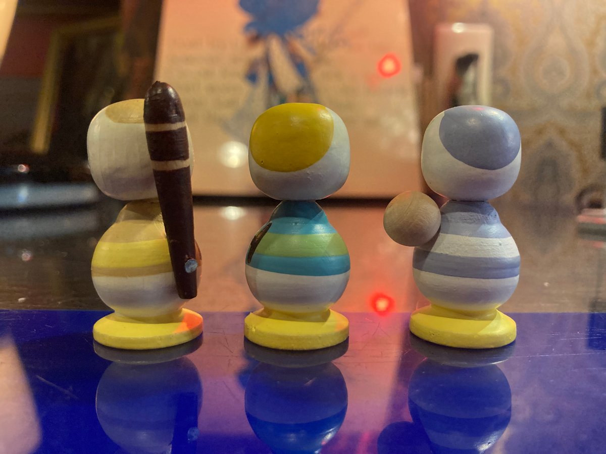 ディズニー ドナルドダック一家 木製こけし 6点セット | アンティーク