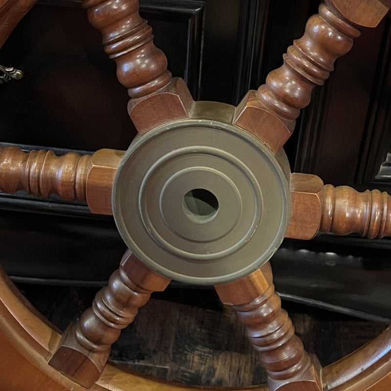 船舵　古い 船 舵 アンティーク