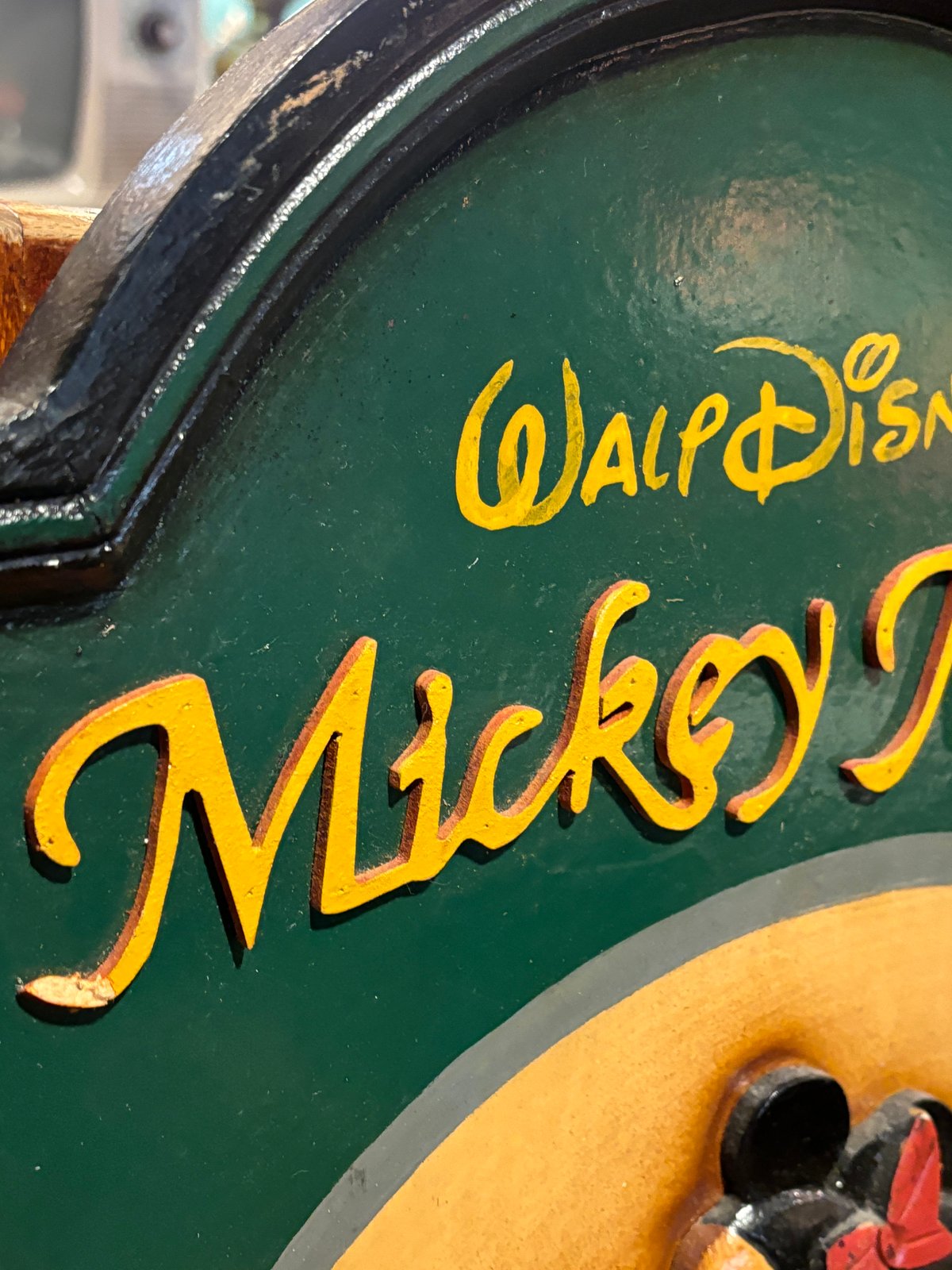 Disney 木製壁掛けプレート | アンティーク家具と喫茶キャバレー