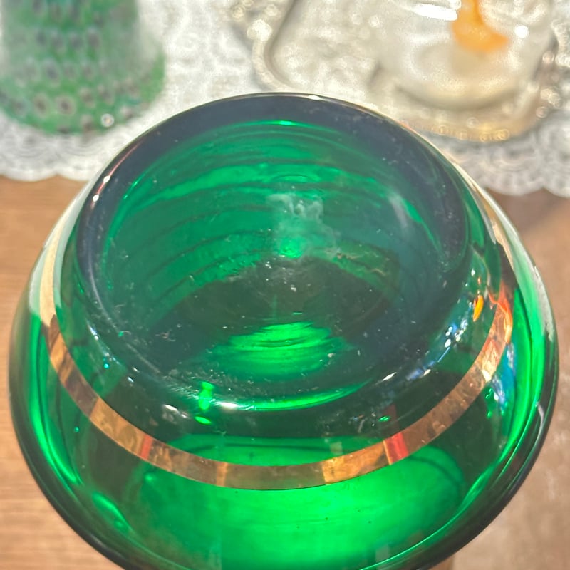 ボヘミアングラス 水差し&グラスセット | アンティーク家具と喫茶