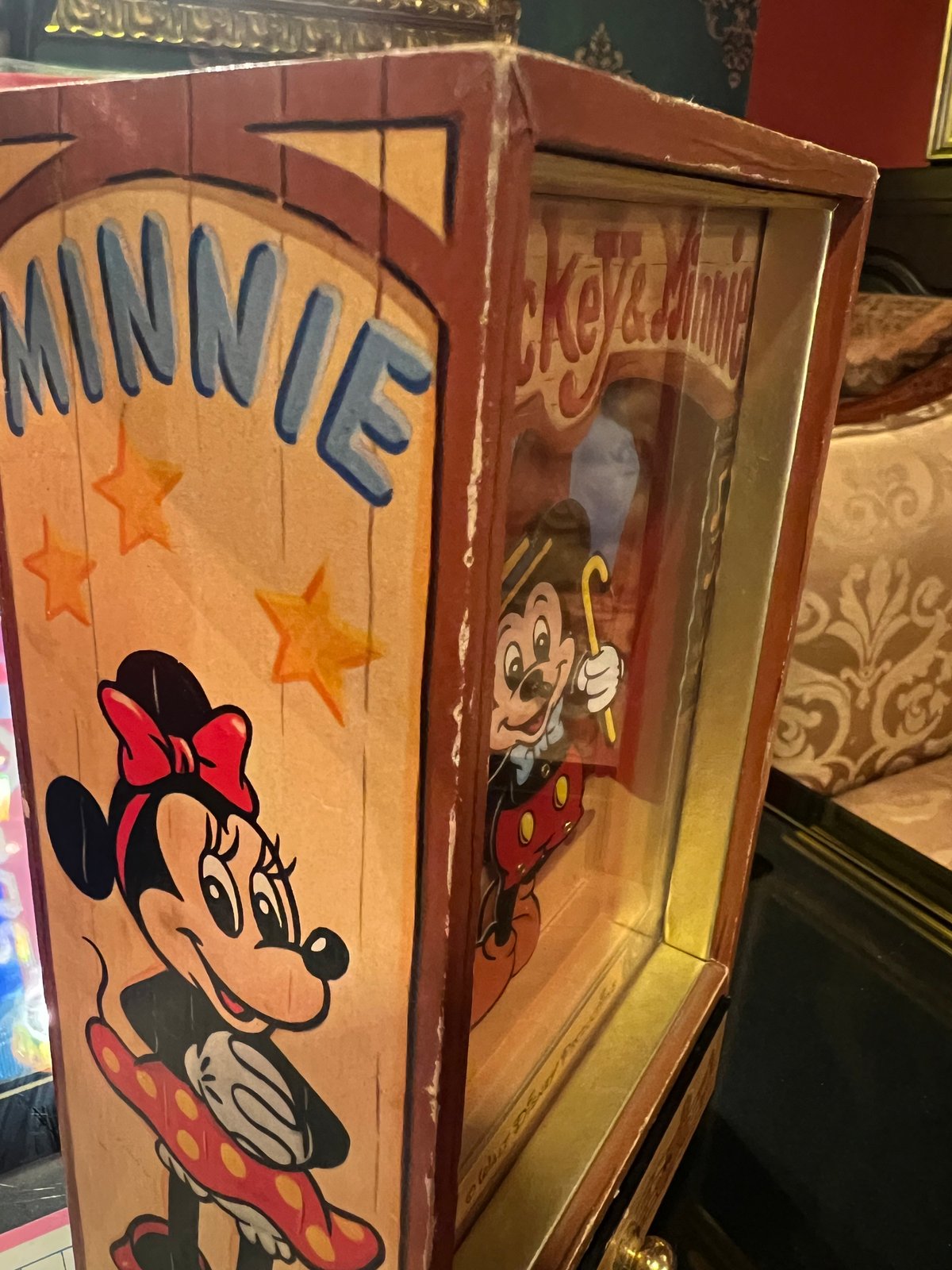 ミッキーマウス アンティークオルゴール ジャンク品】ミッキーマウスのオルゴール | アンティーク家具と喫茶
