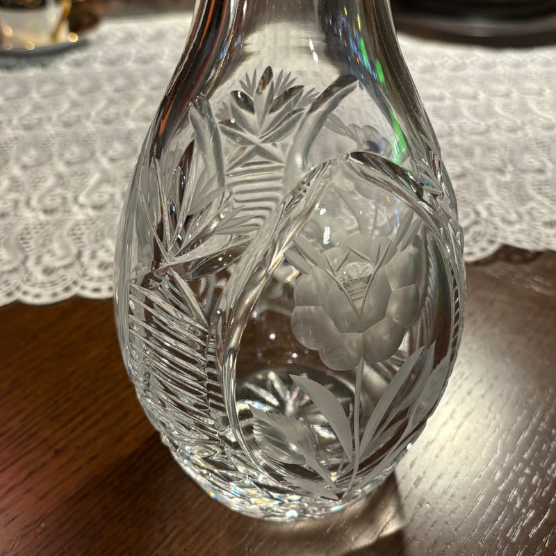 西洋アンティーク 鳥形 ガラス デキャンタ 高25cm(K-LC654) 西洋アンティーク 鳥形 ガラス デキャンタ 高25cm(K-LC654) 細身