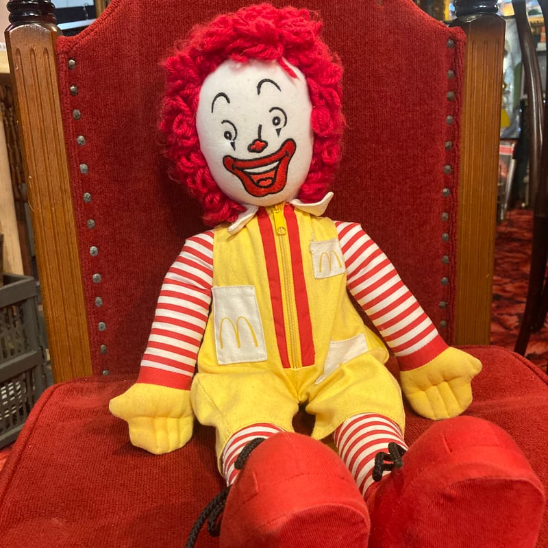 レトロ マクドナルド ロナルド人形 マクドナルドのドナルド人形 | アンティーク家具と喫茶キャバレーの