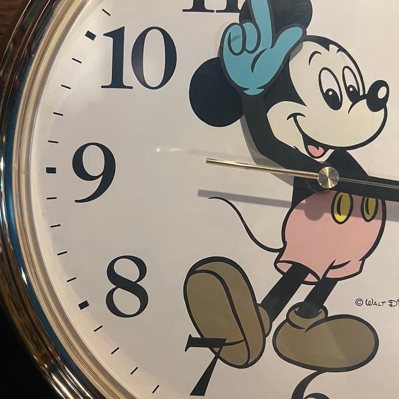 昭和レトロ ミッキー KIRIN LEMON 壁掛け時計 ディズニー 昭和レトロ KIRIN LEMONミッキー壁掛け時計 | アンティーク家具と喫茶