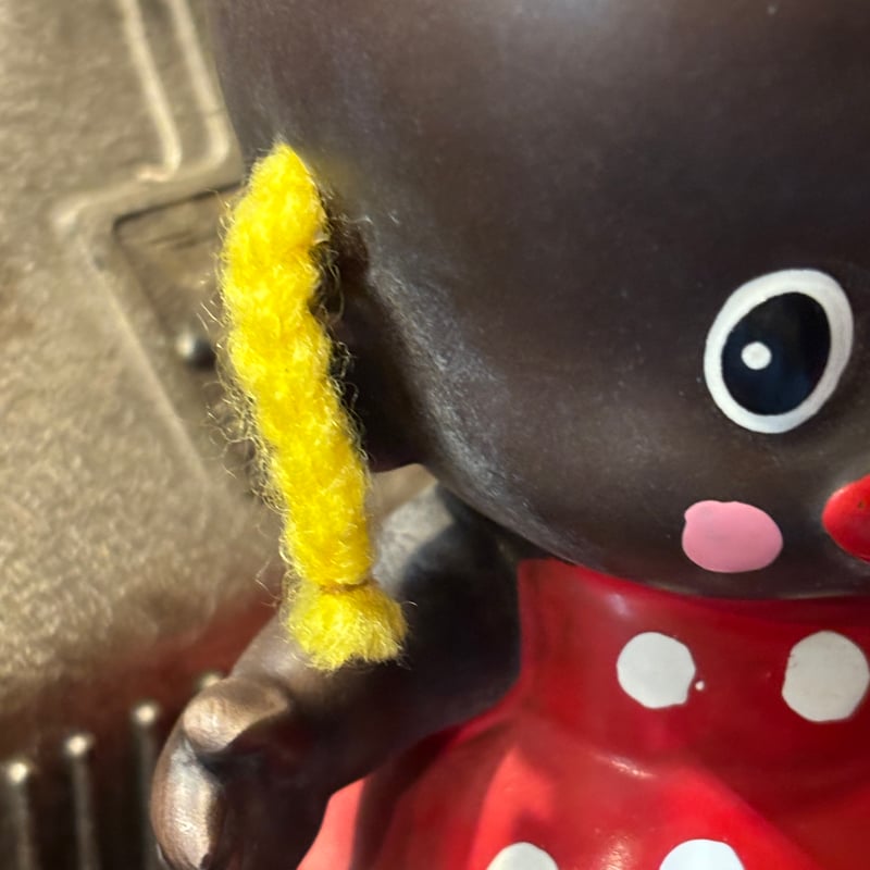 内藤ルネ くろんぼ(女の子)貯金箱 | アンティーク家具と喫茶