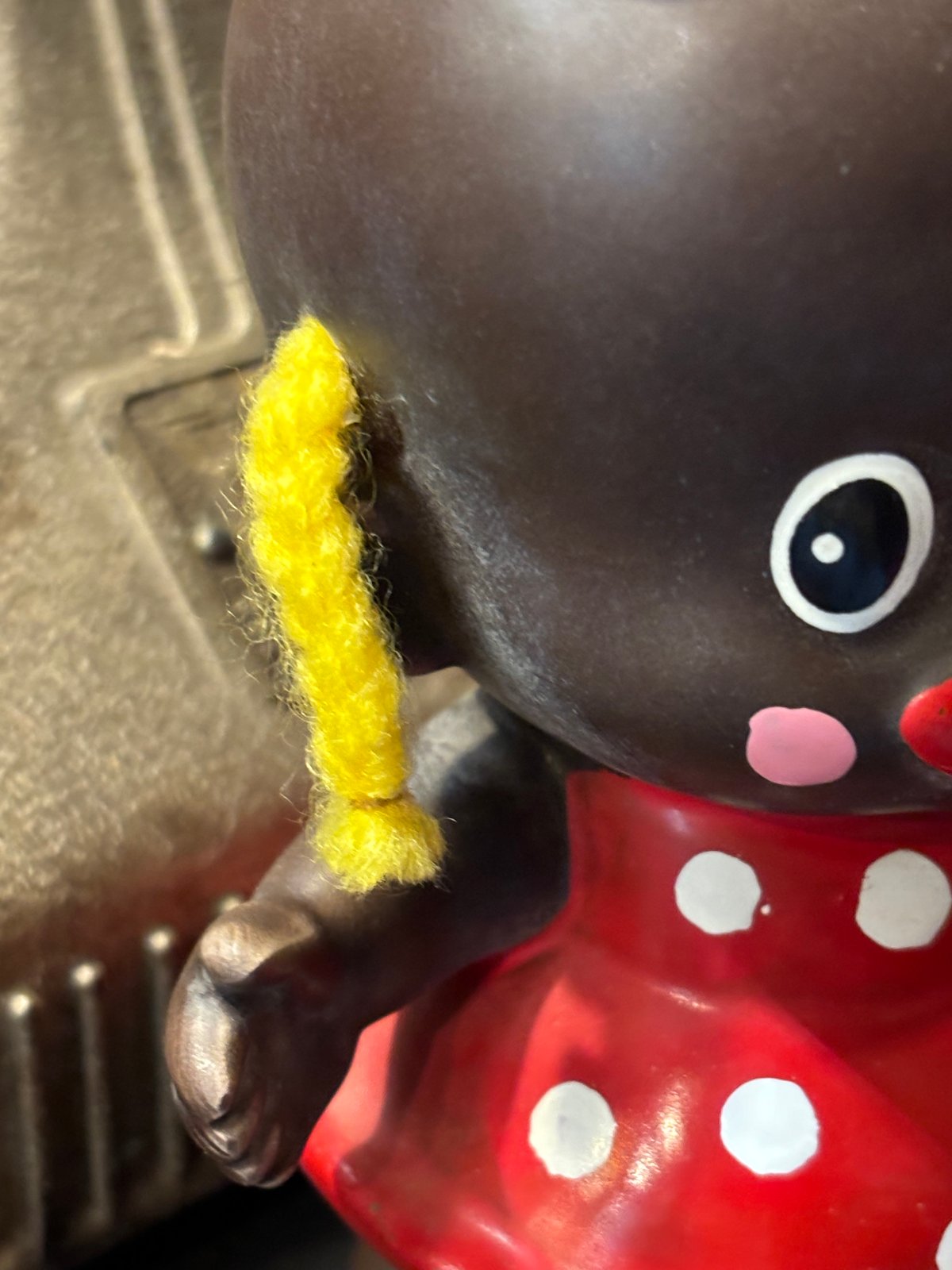 内藤ルネ くろんぼ(女の子)貯金箱 | アンティーク家具と喫茶