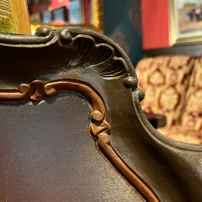 イタリア アンティーク木製トレイ | アンティーク家具と喫茶キャバレー