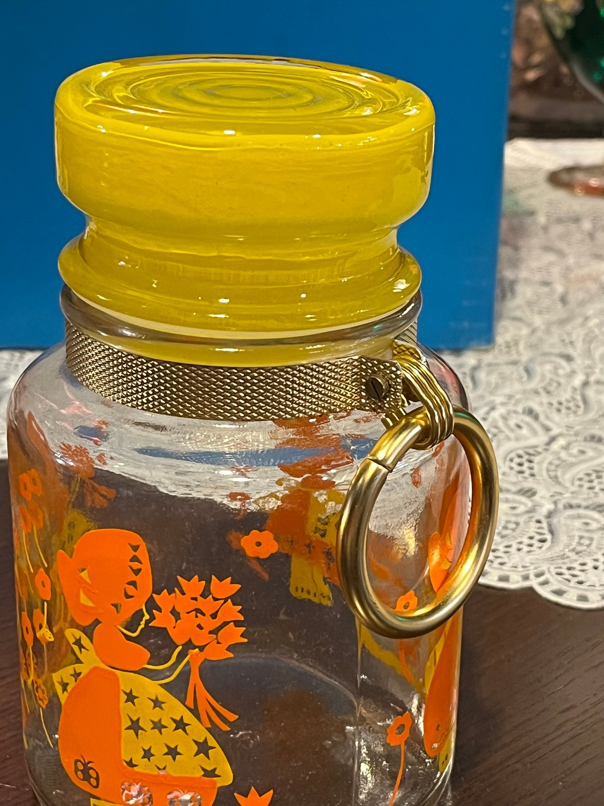 昭和レトロ アデリアグラスセット ポット 容器 GLASS WARE SET （箱