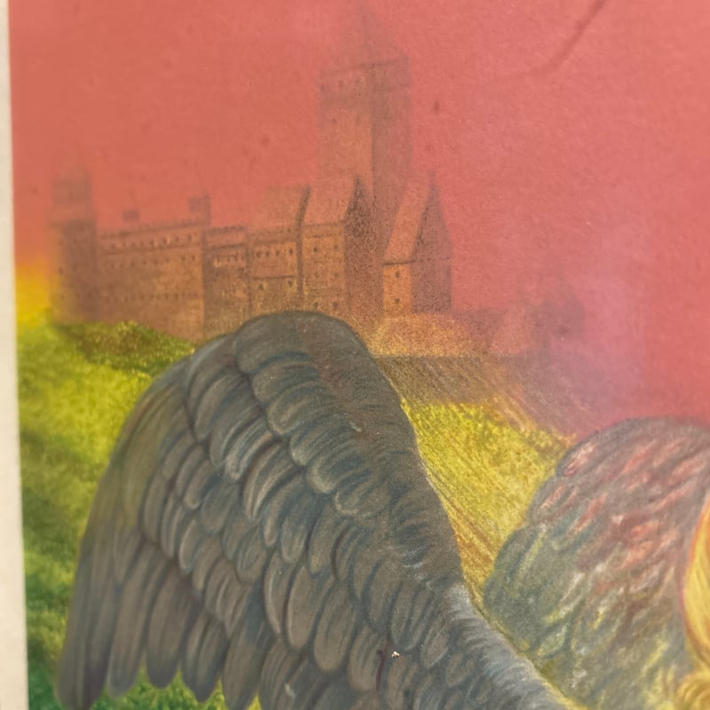 柳井伊都岐 「まなざし」 リトグラフ | アンティーク家具と喫茶