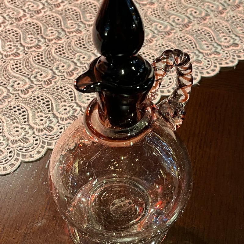 レトロ　民芸　ガラス水差し　琉球手作り工芸品 61GCqErDjNL._UF350,350_QL50_.jpg