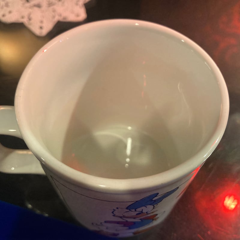 ドナルドとデイジーのマグカップ | アンティーク家具と喫茶キャバレー