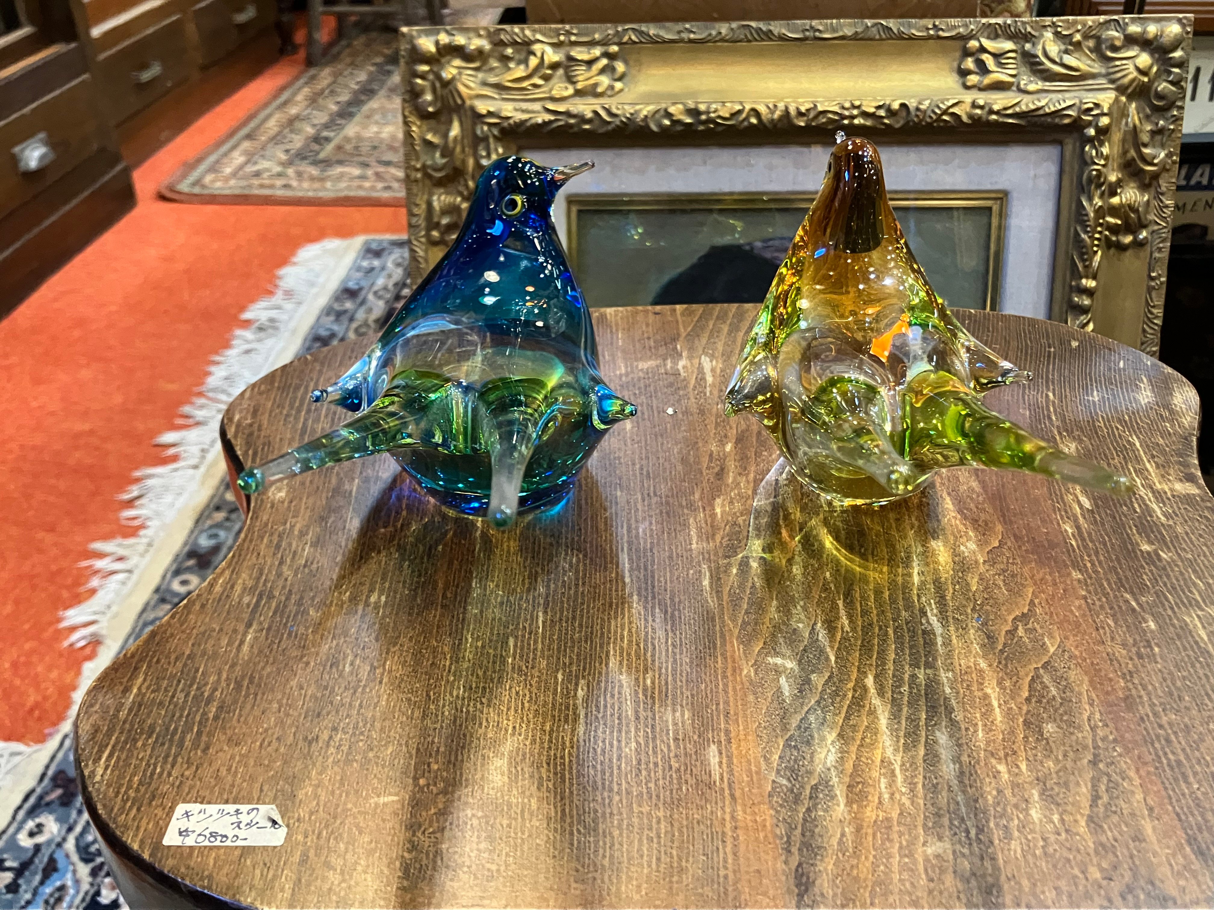 手作りガラス　人型置物　マルティグラス original