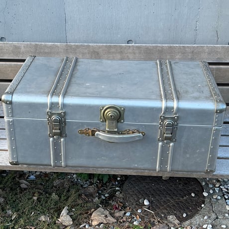 ヴィンテージ　アルミトランク　スーツケース　トランクボックス