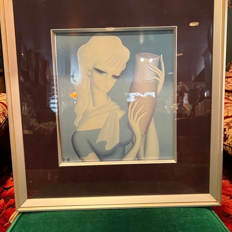 ☆西洋アンティーク 美術品 女性が描かれた壺☆