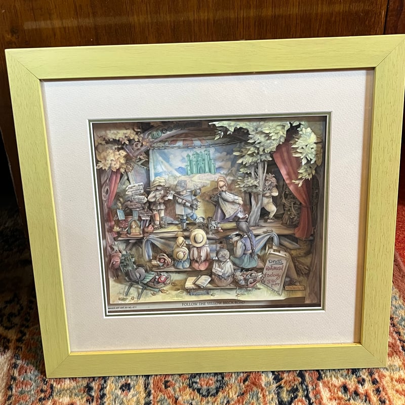 オズの魔法使い シャドウボックス 額付き | アンティーク家具と喫茶