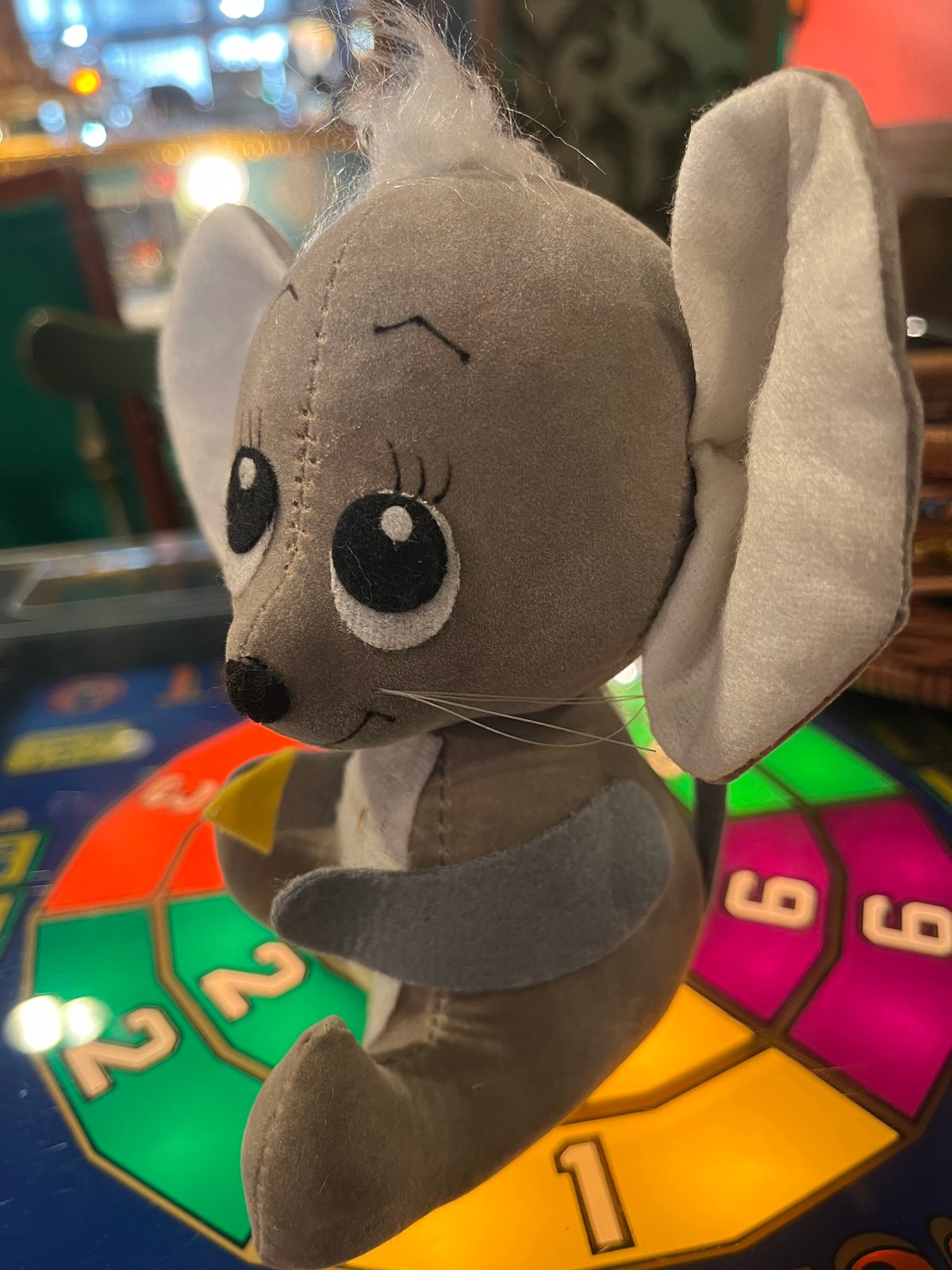 アンティーク　1920年代　ねずみ　ぬいぐるみ　マウス　人形　車輪付き 61Q6SehRcmL.jpg_BO30,255,255,