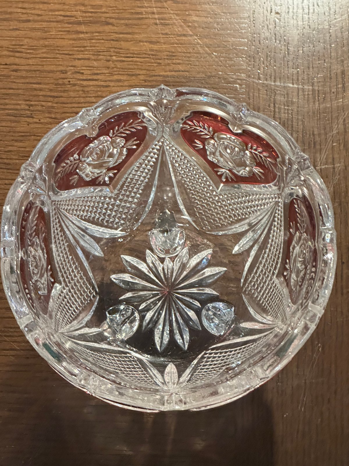 ホフバウアー（HOFBAUER) クリスタルキャンディポットドイツ製