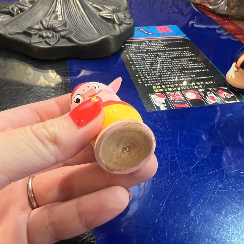ディズニー3匹のこぶた まんがこけし4体セット（箱あり