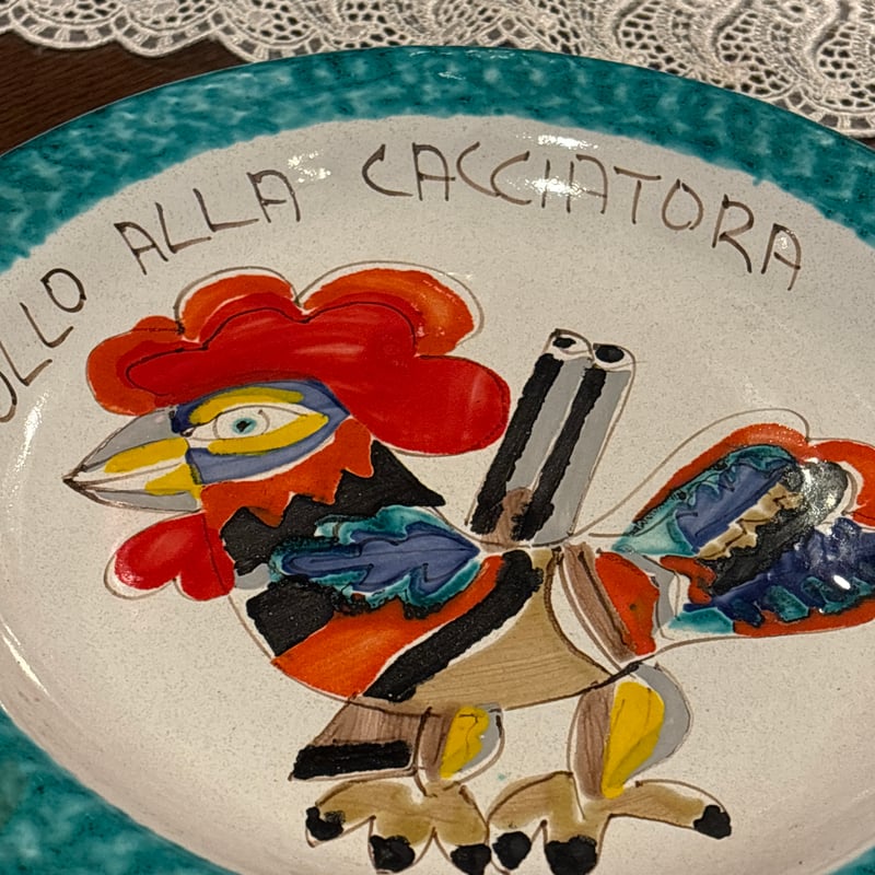 イタリア DESIMONE デシモーネ 陶器 絵皿 | アンティーク家具と イタリア DESIMONE デシモーネ 陶器 絵皿 | アンティーク家具と