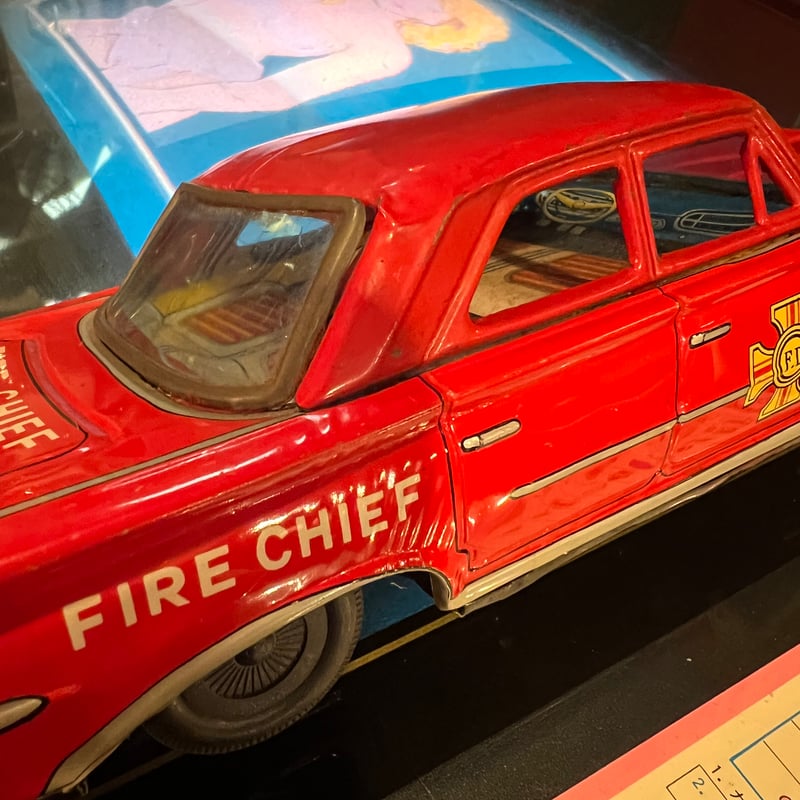 ブリキおもちゃ FIRE CHIEF ファイヤーチーフカー