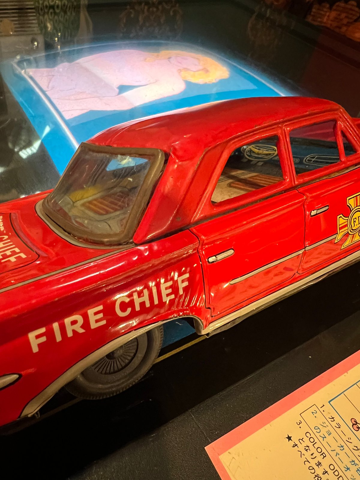 ヴィンテージ CHIEF FIRE F.C. ME 627 ブリキ ヴィンテージ CHIEF FIRE