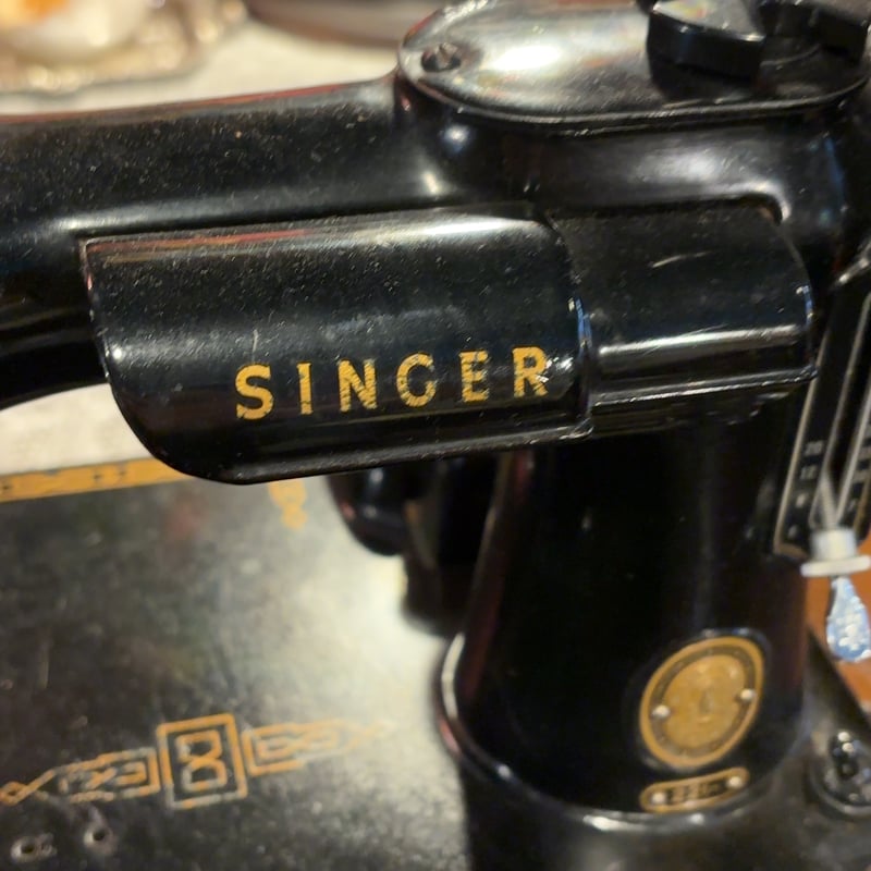 SINGER アンティークミシン フェザーウェイト221 ※参照 動作不明 