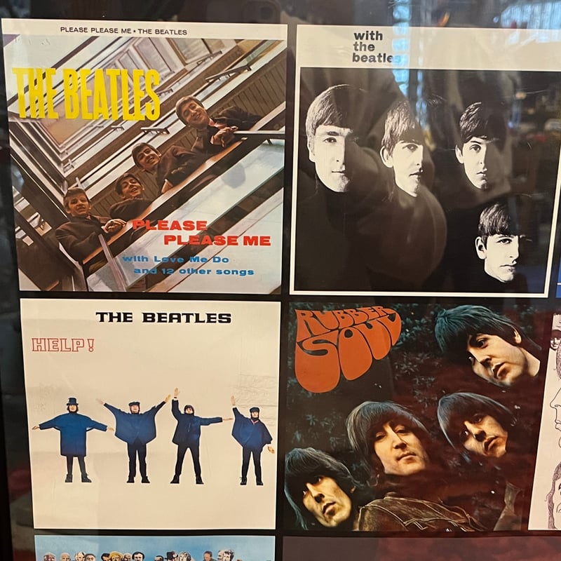 The Beatles LPレコードジャケット写集ポスター | アンティーク