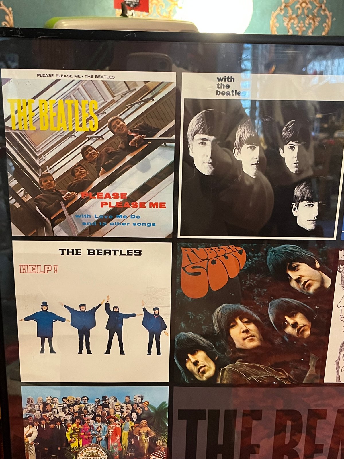 The Beatles LPレコードジャケット写集ポスター | アンティーク