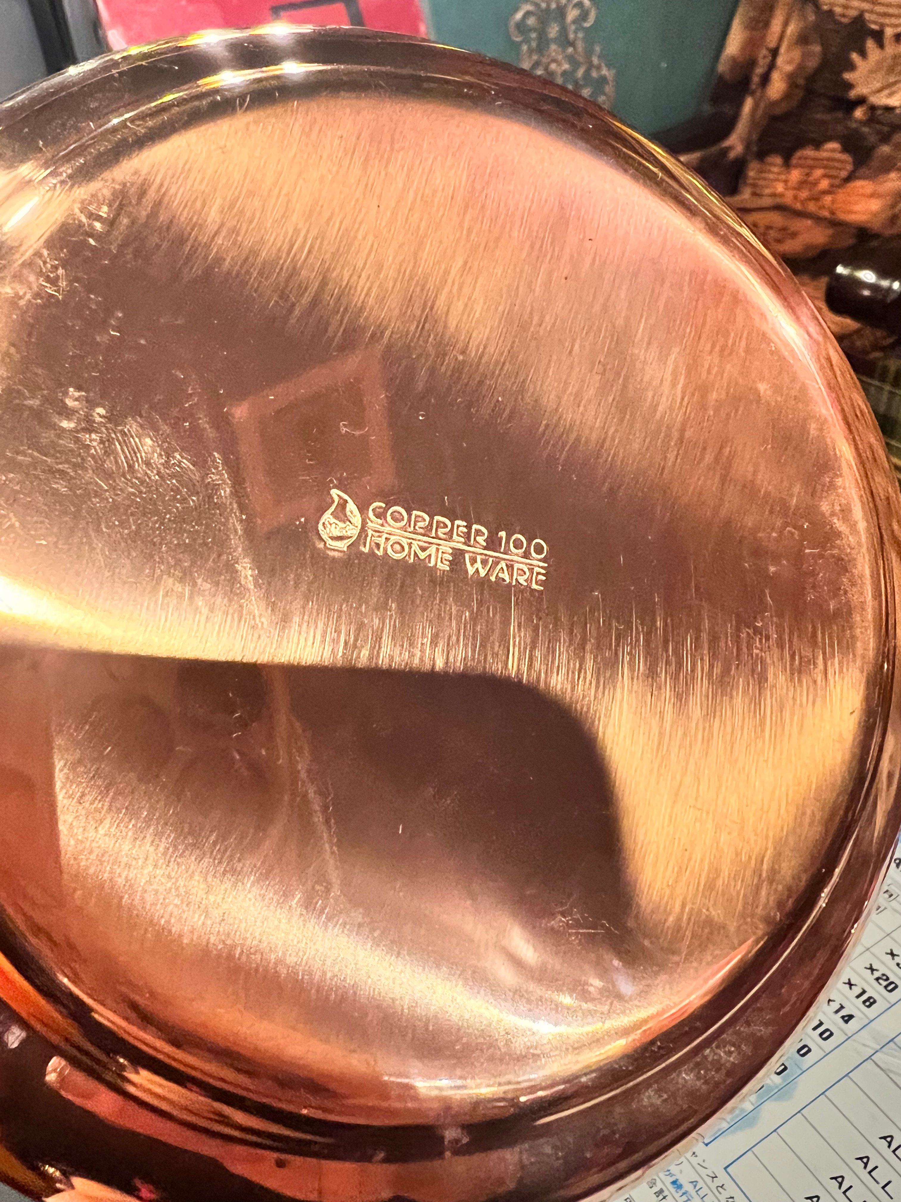 銅鍋copper100 片手鍋 | アンティーク家具と喫茶キャバレーのネット