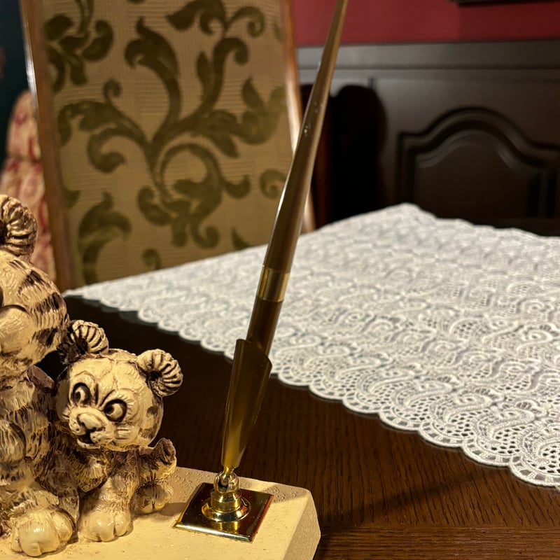 ヴィンテージ メッセージドールタイガー インクなし | アンティーク