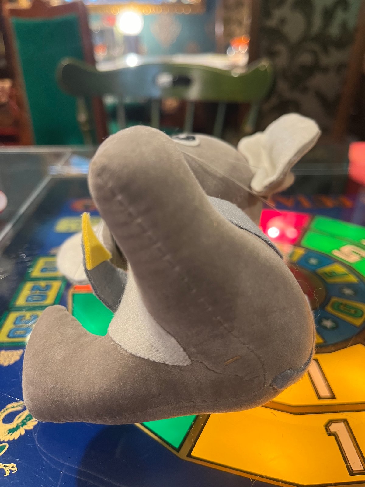 昭和のお人形 チーズを持ったねずみさん （グレー） | アンティーク